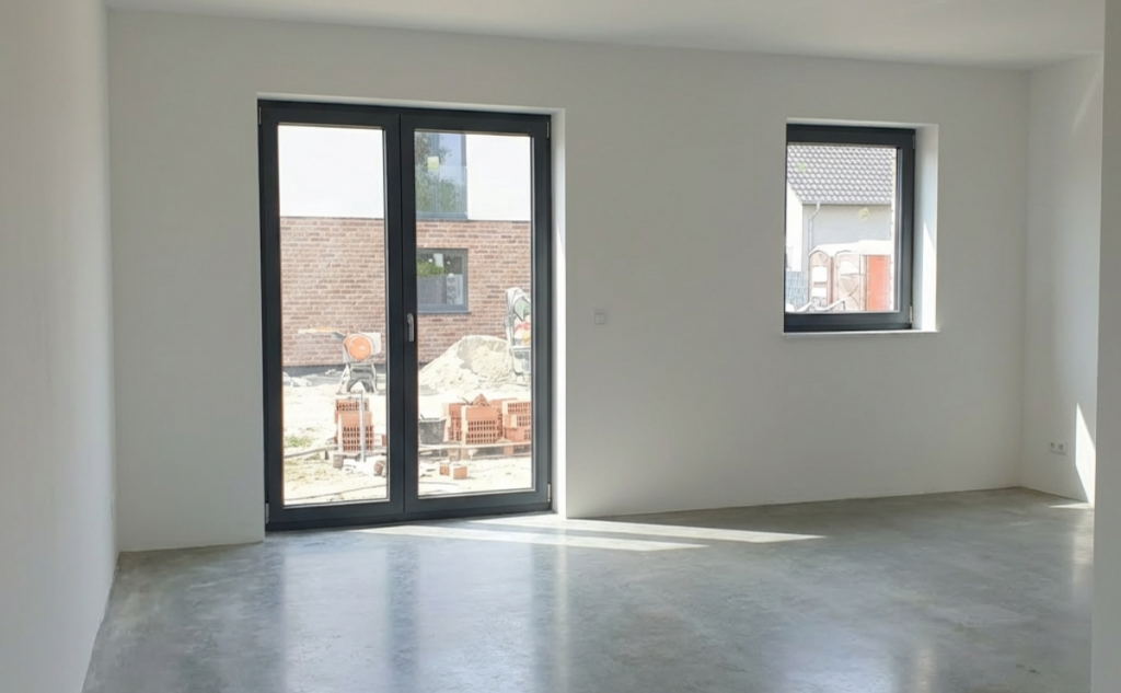 Neubau, Wand streichen